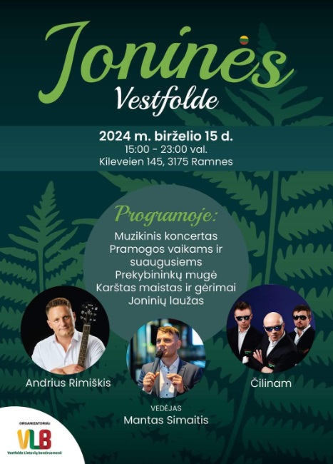 Joninės Vestfolde